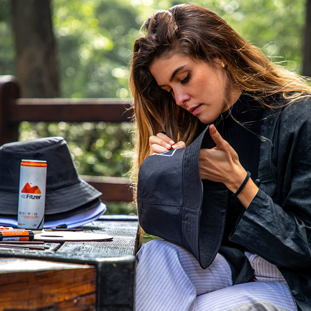 Upcycled Bucket Hat by KAIA