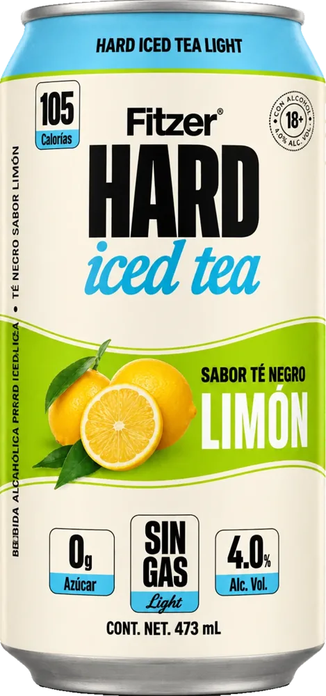 Fitzer Hard Iced Tea Limón Light 473 ml