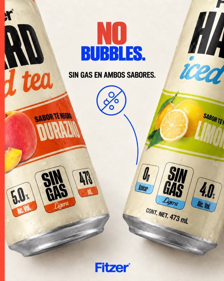 No bubbles: sin gas en ambos sabores